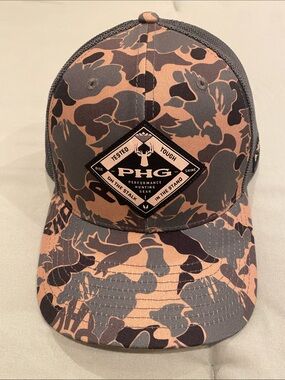 Columbia PHG Men's Camouflage Trucker Hat - Brown/Gray